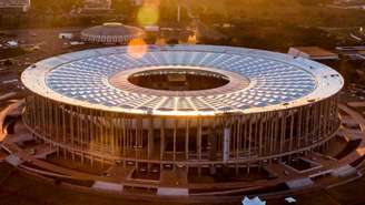 Estádio Mané Garrincha fica localizado em Brasília, e foi palco das últimas duas decisões da Supercopa do Brasil Foto: Reprodução/Conmebol Sudamericana