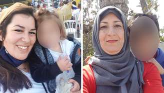 Tova Levy (à esquerda) e Najwa Sheikh-Ahmad (à direita) estão preocupados com a segurança de seus filhos, pois a luta piora