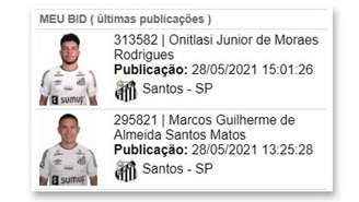 Nomes de Marcos Guilherme e Moraes apareceram no Boletim Informativo Diário (BID) da CBF nesta sexta-feira
