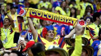 Colombianos viajaram ao Brasil para acompanharem a Copa América (Foto: Divulgação/FCF)