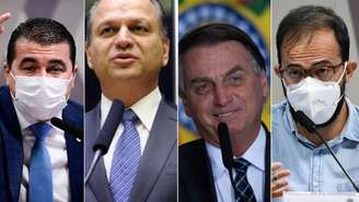 Luis Carlos Miranda, Ricardo Barros, Jair Bolsonaro e Luis Ricardo Miranda