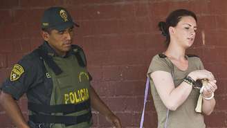 Michaella McCollum foi presa por tentar contrabandear 11 quilos de cocaína para fora do Peru