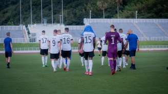 Alemães abandonaram o jogo (Foto: Twitter / Alemanha)