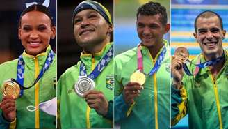 Brasil quebrou recordes de medalhas em Tóquio (Foto: AFP)