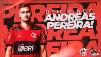 Andreas Pereira é o novo reforço do Flamengo (Foto: Reprodução/Flamengo)
