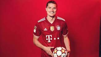 Novo reforço, Sabitzer vestirá a camisa 18 no Bayern de Munique (Foto: Divulgação / Bayern de Munique)