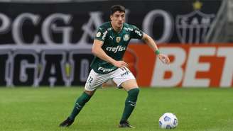 Joaquín Piquerez estreou pelo Palmeiras contra o Atlético-MG (Foto: Cesar Greco/Palmeiras)