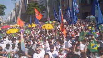 Protesto reuniu 6 mil pessoas, segundo a PM