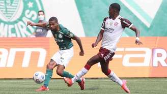 Wesley marcou na derrota diante do Flamengo no Allianz Parque (Foto: César Greco / Palmeiras)