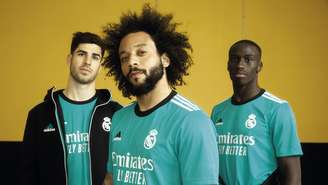 Lançamento do terceiro uniforme aconteceu nesta sexta-feira Divulgação Real Madrid