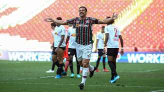 Fred marcou para o Fluminense na vitória sobre o Red Bull Bragantino (Foto: Lucas Merçon/Fluminense FC)