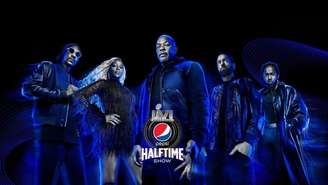 Dr Dre, Eminem, Kendrick Lamar, Snoop Dog e Marry J estarão no comando do show de intervalo do Super Bowl 56, em Los Angeles (Reprodução / NFL)