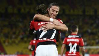 Com dois gols de Bruno Henrique, Flamengo repetiu placar em campo e na audiência, batendo recorde (Foto: Staff Images/Conmebol.)