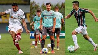 Danilo Barcelos, Marlon e Egídio buscam espaço na lateral esquerda (Montagem LANCE!)