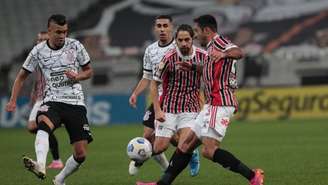 No primeiro turno, equipes empataram em 0 a 0, na Neo Química Arena (Foto: Rubens Chiri / saopaulofc.net)