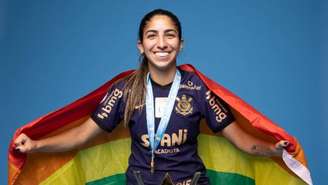 Katiuscia, lateral do Corinthians, alertou para o fato de que o Brasil é o país que mais mata pessoas LGBT+ no mundo.