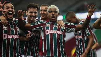 John Kennedy marcou dois gols para o Fluminense na vitória sobre o Flamengo (Foto: Lucas Merçon / Fluminense FC)