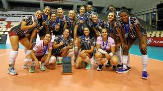 Fluminense foi vice-campeão carioca de vôlei feminino em 2021 (Foto: Mailson Santana/Fluminense FC)