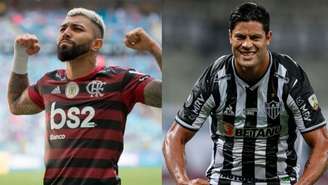 Gabigol e Hulk, certeza de gols (Montagem LANCE!)