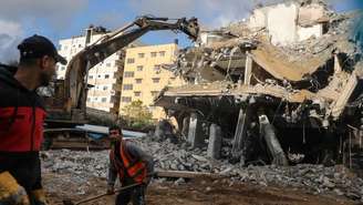 Esforços para reconstruir Gaza estão progredindo lentamente