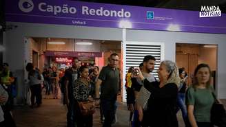 Estação Capão Redondo, na zona sul de SP