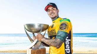 Gabriel Medina não tem participado das primeiras etapas do Circuito Mundial (Foto: KELLY CESTARI / WSL)