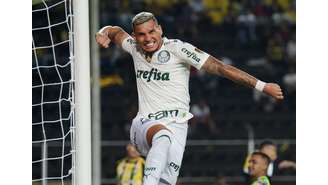 Rafael Navarro marcou os seus dois primeiros gols do Palmeiras