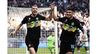 Com o resultado, a Inter chega a 66 pontos, ficando apenas um atrás do líder Milan, que enfrenta o Torino neste domingo.