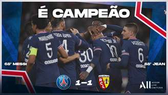 PSG comemora título no Campeonato Francês