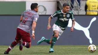 Dudu marcou o gol do Palmeiras contra o Fluminense (Foto: Cesar Greco)