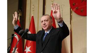  O presidente da Turquia, Recep Tayyip Erdogan, é contrário a entrada da Finlândia e Suécia na Otan.