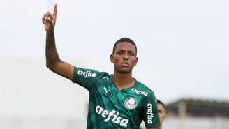 João Pedro marcou o gol da vitória do Palmeiras no último jogo pelo Paulistão sub-20 (Foto: Fabio Menotti/Palmeiras)