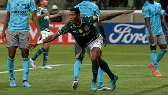 Palmeiras agora também tem o melhor ataque da fase de grupos da Libertadores (Foto: NELSON ALMEIDA / AFP)