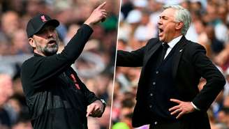 Klopp e Ancelotti são treinadores com renome no cenário do futebol europeu (Fotos: AFP)