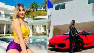 Mc Melody completou 15 anos e ganhou uma Lamborghini Gallardo avaliada em R$ 1,5 milhão.