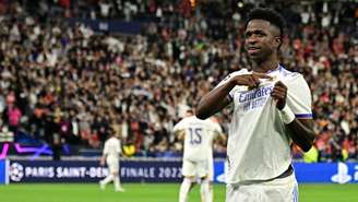 Vini Jr. foi o autor do gol do título do Real Madrid (Foto: JAVIER SORIANO / AFP)