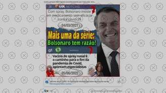 Posts enganam ao sugerir que Fantástico publicou reportagem que spray de Israel seria ‘caminho para o fim da pandemia’