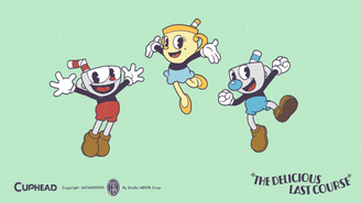 O trio de Cuphead