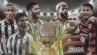 Atlético-MG e Flamengo voltam a se encontrar na Copa do Brasil (Arte LANCE!)