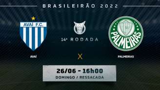 Avaí e Palmeiras voltam a se enfrentar pelo Brasileirão após dois anos (Montagem LANCE!)