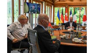 Zelensky participa de reunião do G7 na Alemanha 