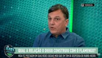 Mauro detonou a publicação de Diego Ribas (Reprodução/Jovem Pan)