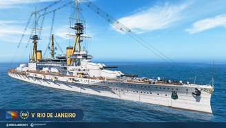 World of Warships recebe novo encouraçado brasileiro