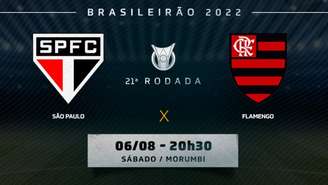 São Paulo e Flamengo se enfrentam no estádio do Morumbi (Montagem LANCE!)