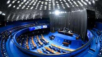 Imagem mostra o Senado Federal.