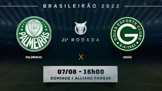 Palmeiras recebe o Goiás neste domingo visando se isolar na liderança do Brasileiro (Montagem LANCE!)