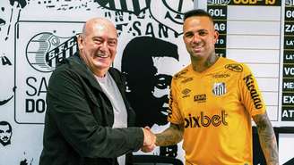 Luan acertou com o Santos até o final do Campeonato Brasileiro (Foto: Leandro Reis/SantosFC)