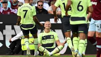 Na estreia, Manchester City iniciou campanha na Premier League com vitória (Foto: AFP)