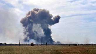 Explosões já haviam atingido base aérea na Crimeia em 9 de agosto