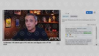 YouTuber engana ao afirmar que TSE admitiu ligação entre PT e PCC